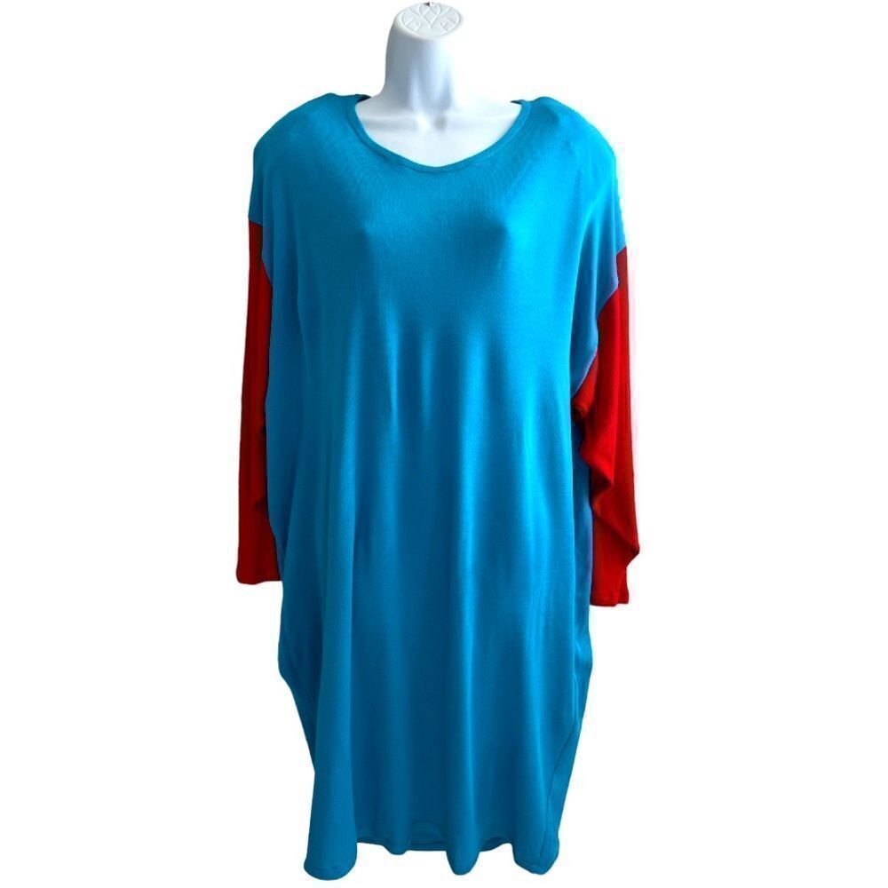 OTISWEAR Vintage 80s Primary Color Block Dress Shoulder Pads One Size Oversized